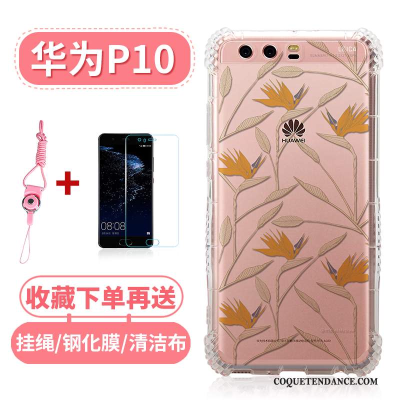 Huawei P10 Coque Étui Silicone Transparent Incassable Tout Compris