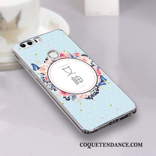 Huawei P10 Lite Coque Incassable Protection Transparent Blanc Dessin Animé