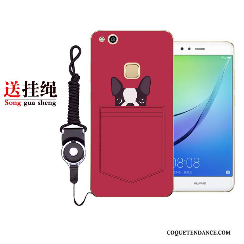 Huawei P10 Lite Coque Jeunesse Dessin Animé Rouge Incassable Protection