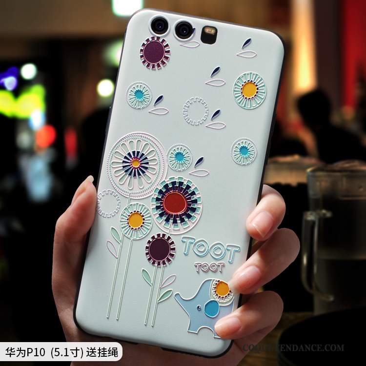 Huawei P10 Plus Coque Créatif Rose Personnalité De Téléphone Charmant