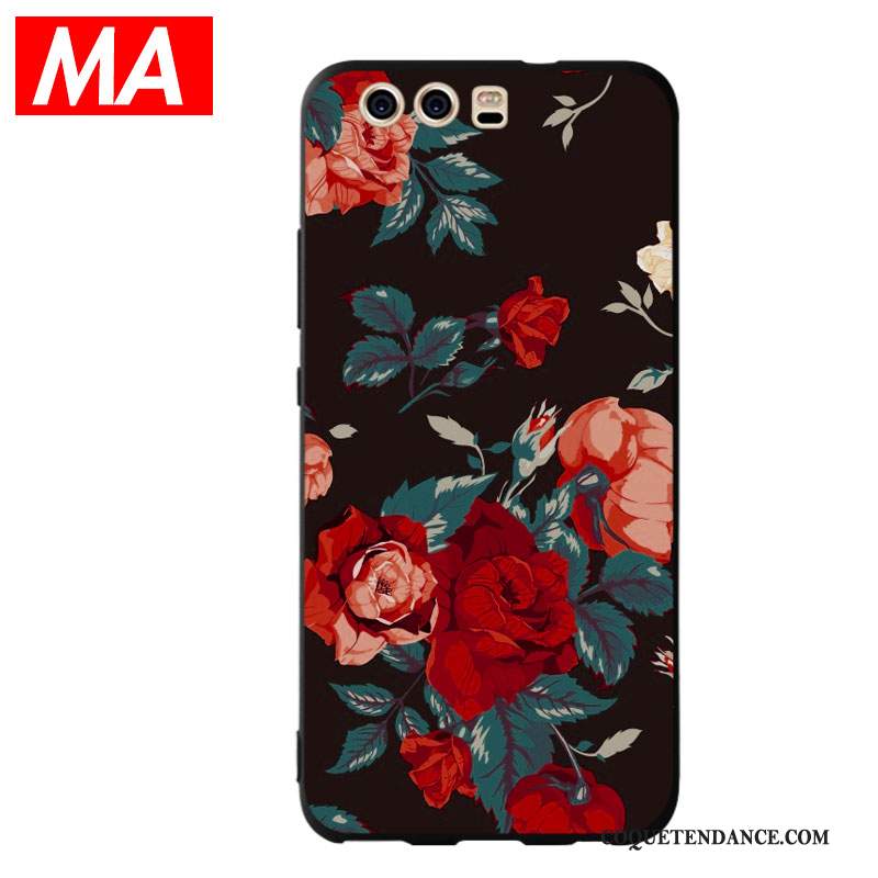 Huawei P10 Plus Coque Créatif Silicone Protection Multicolore