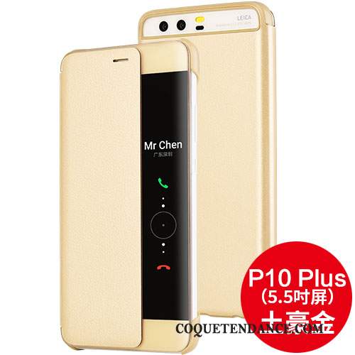 Huawei P10 Plus Coque De Téléphone Noir Étui Clamshell Protection