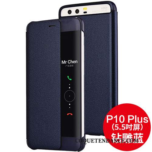 Huawei P10 Plus Coque De Téléphone Noir Étui Clamshell Protection