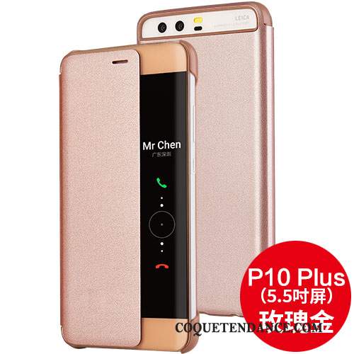 Huawei P10 Plus Coque De Téléphone Noir Étui Clamshell Protection