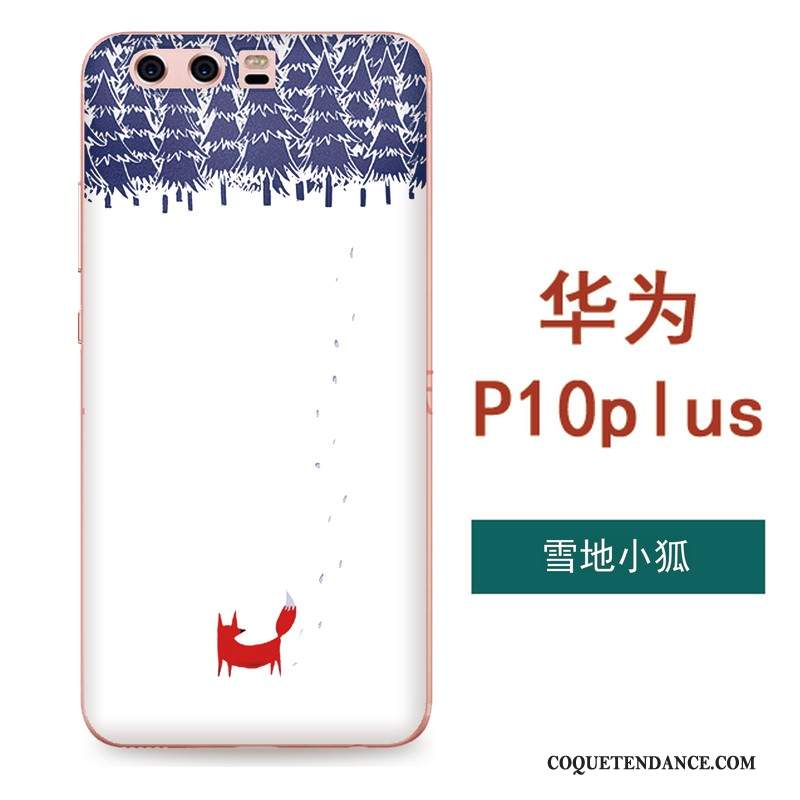 Huawei P10 Plus Coque Gaufrage Style Chinois Étui Protection
