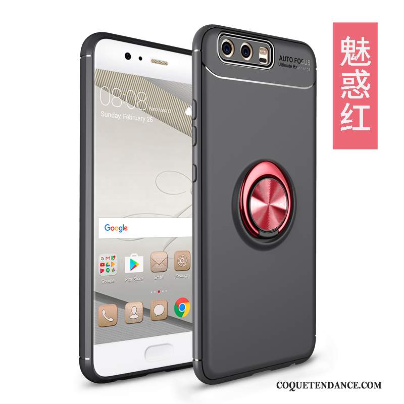 Huawei P10 Plus Coque Incassable Protection Silicone Noir Personnalité