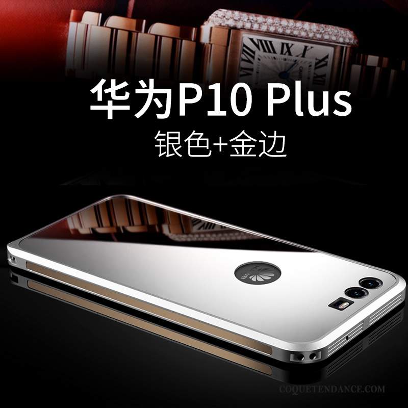 Huawei P10 Plus Coque Ornements Suspendus De Téléphone Argent Personnalité Étui