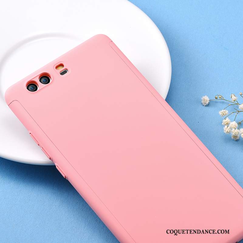 Huawei P10 Plus Coque Personnalité Étui Rose Difficile Protection