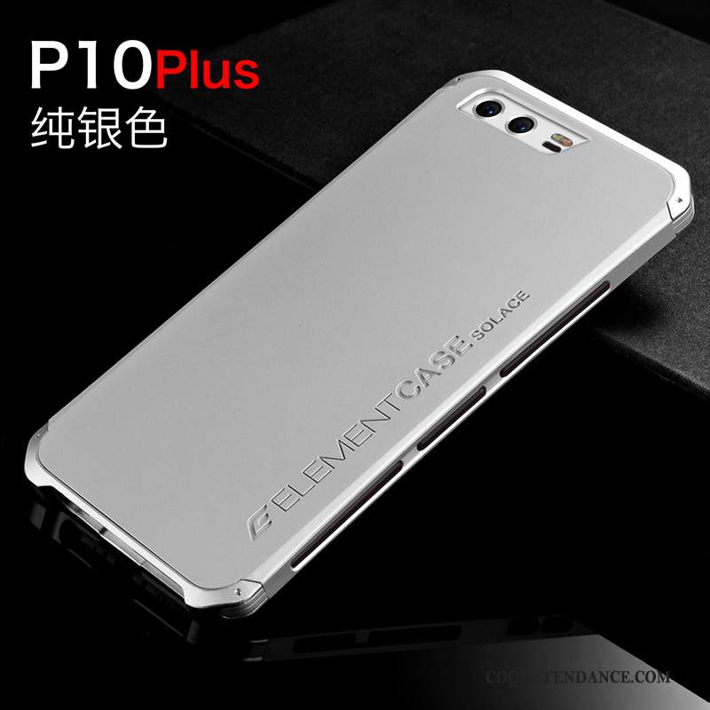 Huawei P10 Plus Coque Silicone Protection Étui Métal