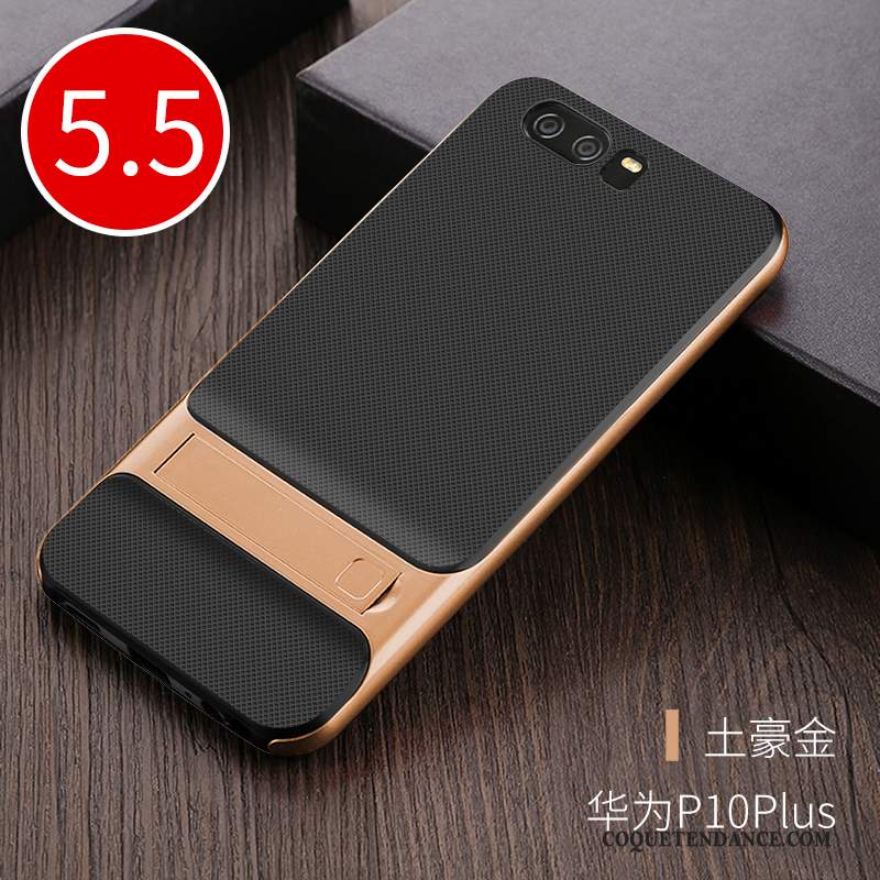 Huawei P10 Plus Coque Très Mince Incassable Silicone Support