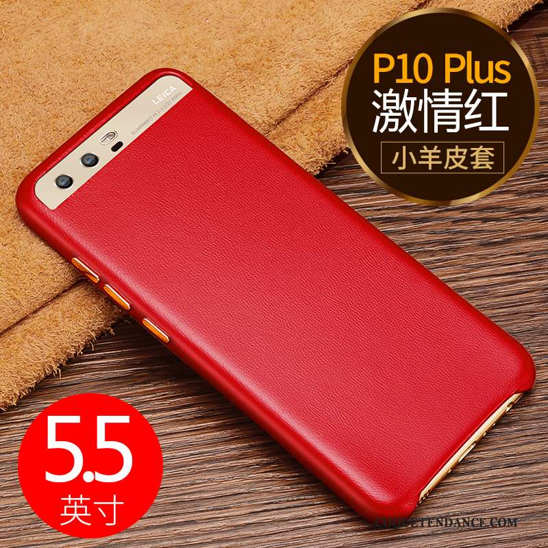 Huawei P10 Plus Coque Étui En Cuir Tendance Protection Coque De Téléphone