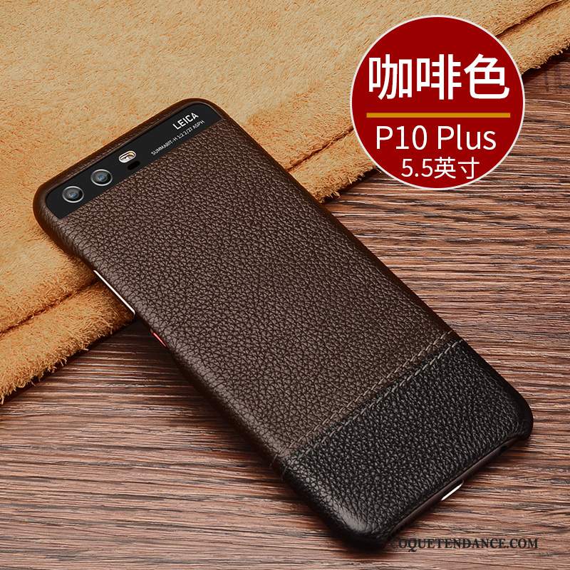 Huawei P10 Plus Coque Étui Protection Casual Business Modèle Fleurie