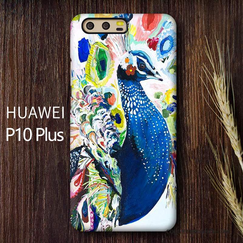 Huawei P10 Plus Coque Étui Style Chinois Incassable Multicolore Protection