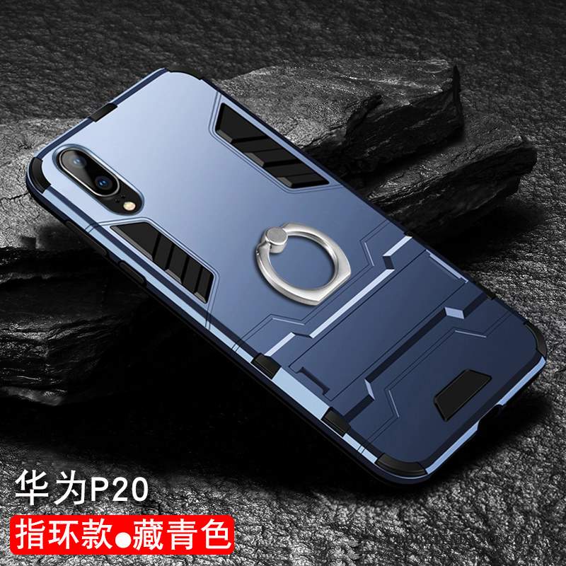 Huawei P20 Coque De Téléphone Silicone Tendance Personnalité Noir