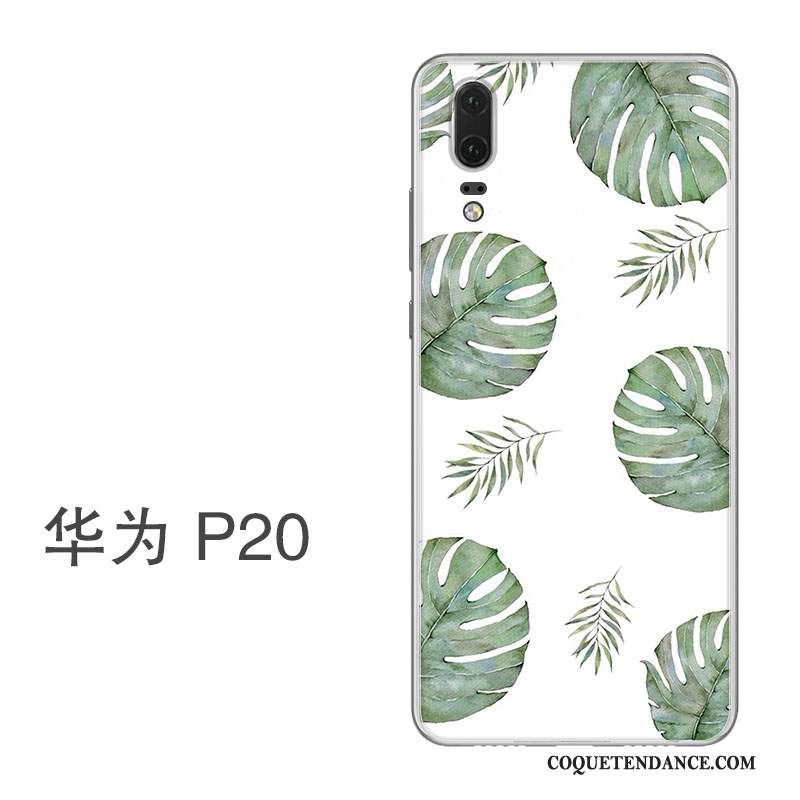 Huawei P20 Coque Frais Tendance De Téléphone Incassable Vert