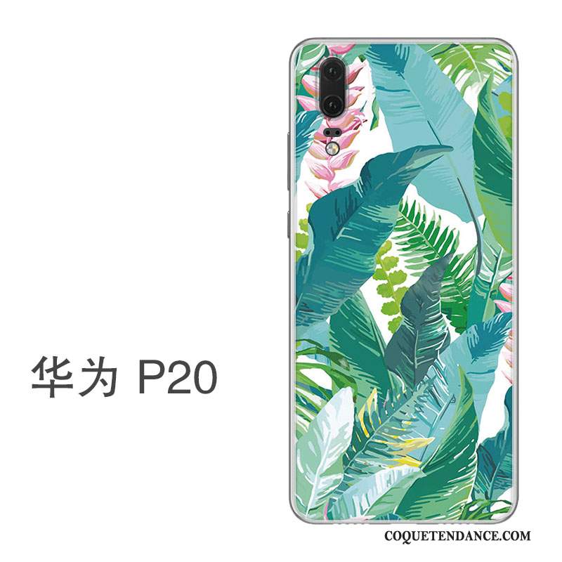 Huawei P20 Coque Frais Tendance De Téléphone Incassable Vert