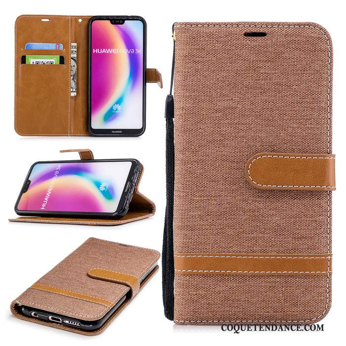 Huawei P20 Coque Incassable Étui En Cuir De Téléphone Protection Clamshell