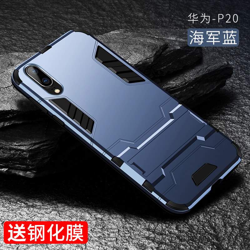 Huawei P20 Coque Noir Luxe De Téléphone Net Rouge Tout Compris