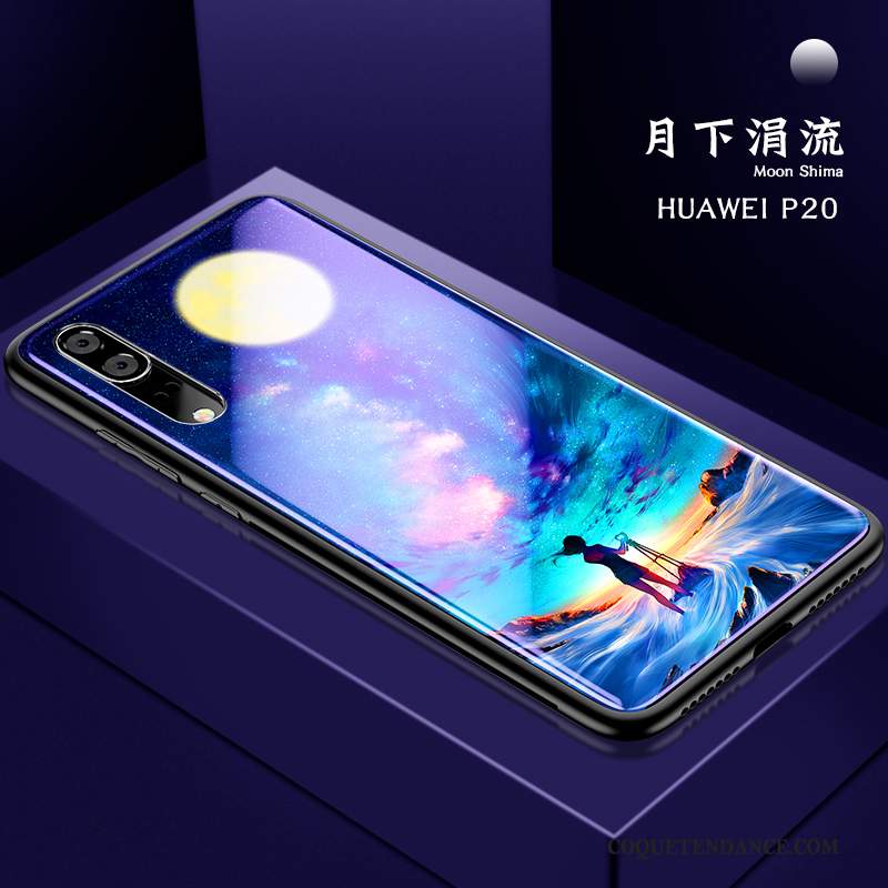 Huawei P20 Coque Silicone Créatif Très Mince Tout Compris Personnalité