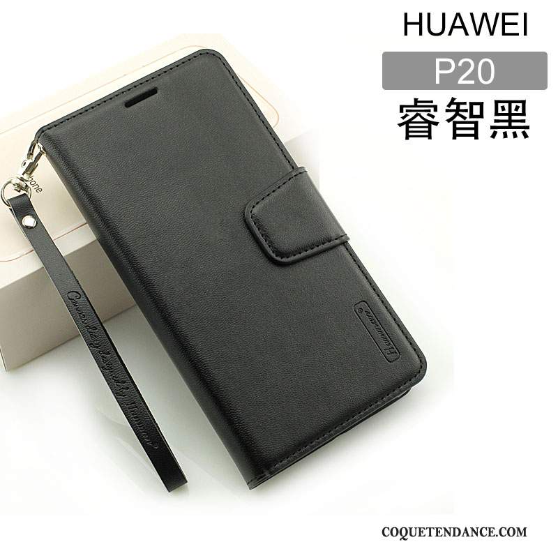 Huawei P20 Coque Tout Compris Étui Noir Protection Housse