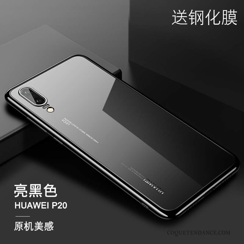 Huawei P20 Coque Verre Personnalité Protection De Téléphone Incassable
