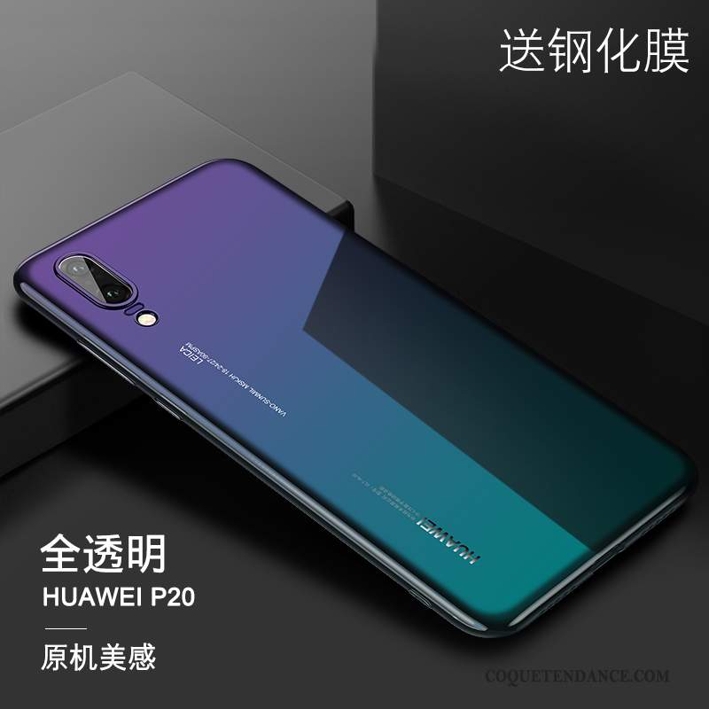 Huawei P20 Coque Verre Personnalité Protection De Téléphone Incassable