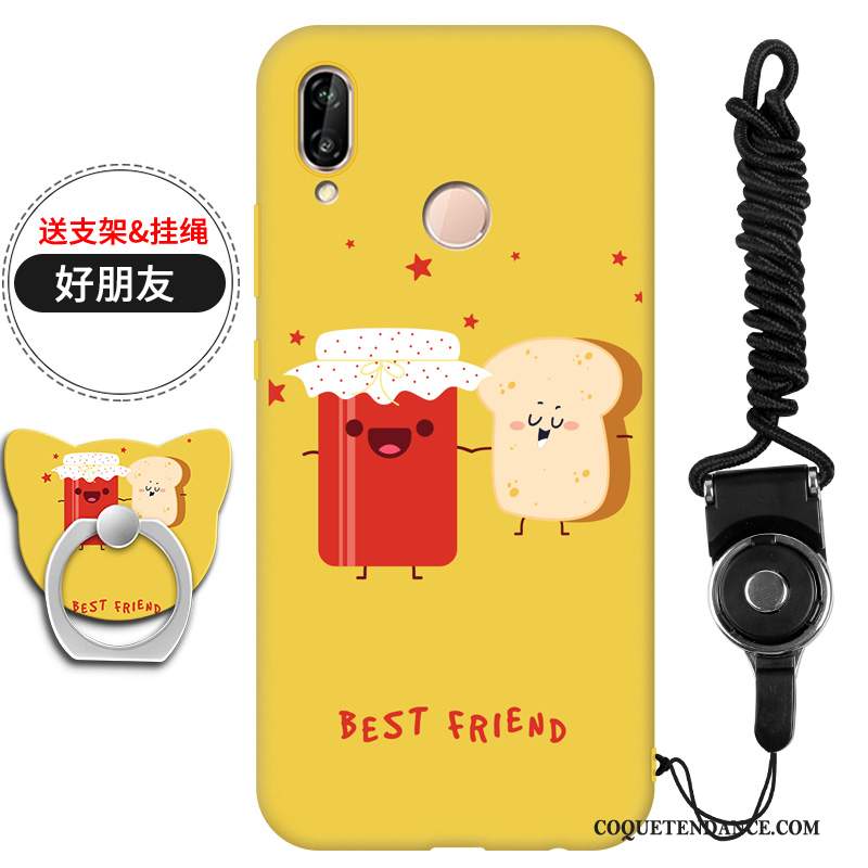 Huawei P20 Lite Coque De Téléphone Jaune Protection Jeunesse Étui