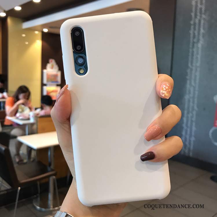 Huawei P20 Pro Coque Couleur Unie Ultra Fluide Doux Net Rouge De Téléphone
