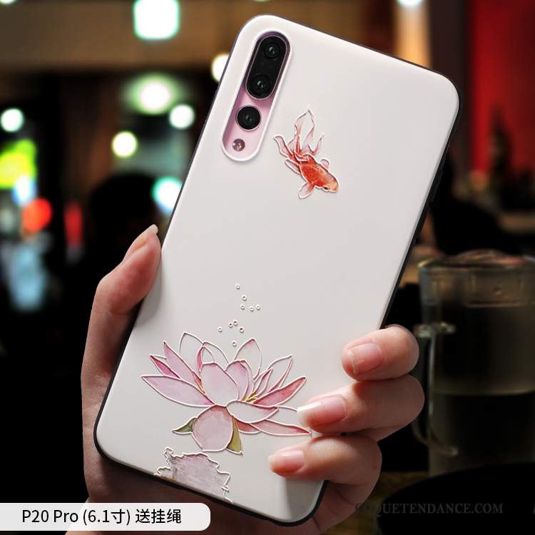 Huawei P20 Pro Coque Créatif Personnalité Style Chinois Fluide Doux Marque De Tendance