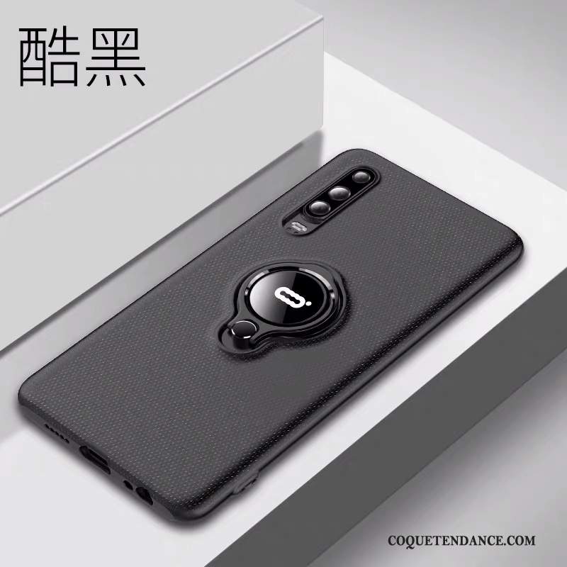 Huawei P30 Coque Luxe Étui Protection Élégant Noir
