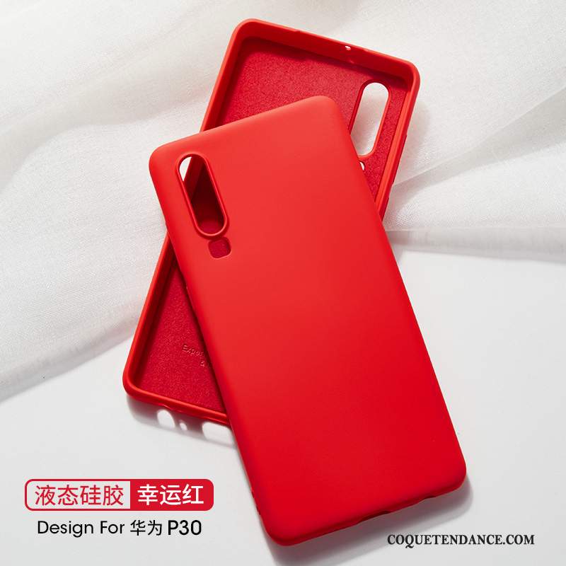 Huawei P30 Coque Légères Incassable Jaune De Téléphone En Silicone