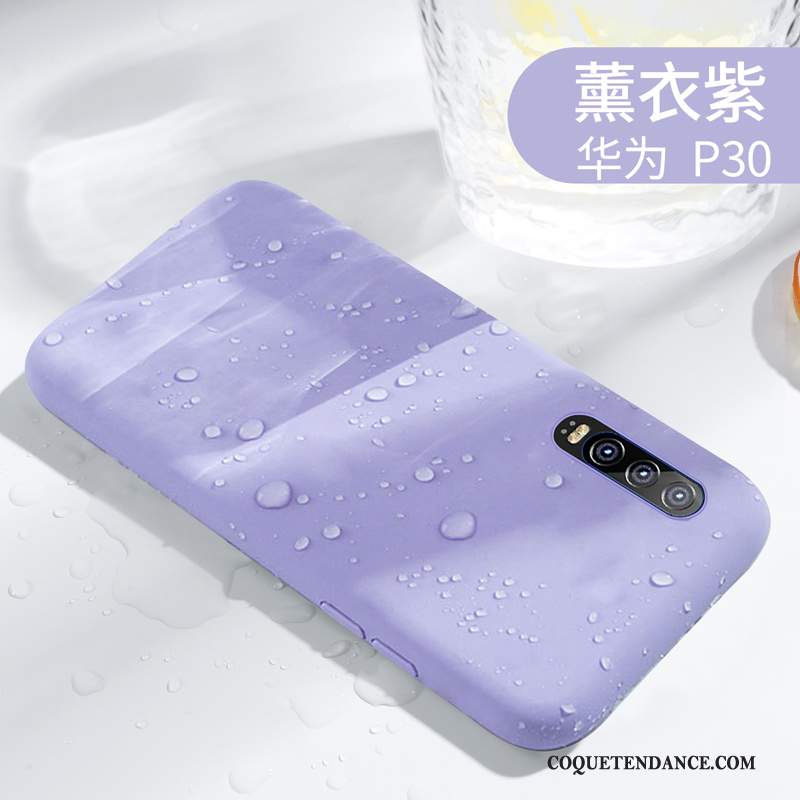 Huawei P30 Coque Protection Couleur Unie Simple Incassable