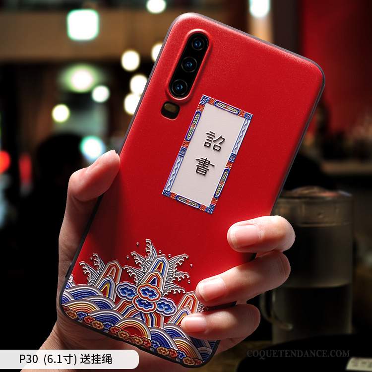 Huawei P30 Coque Protection Style Chinois Marque De Tendance Nouveau Amoureux