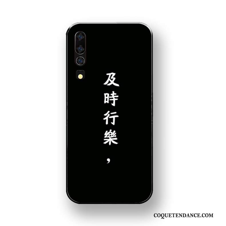 Huawei P30 Coque Tout Compris Étui Silicone Noir