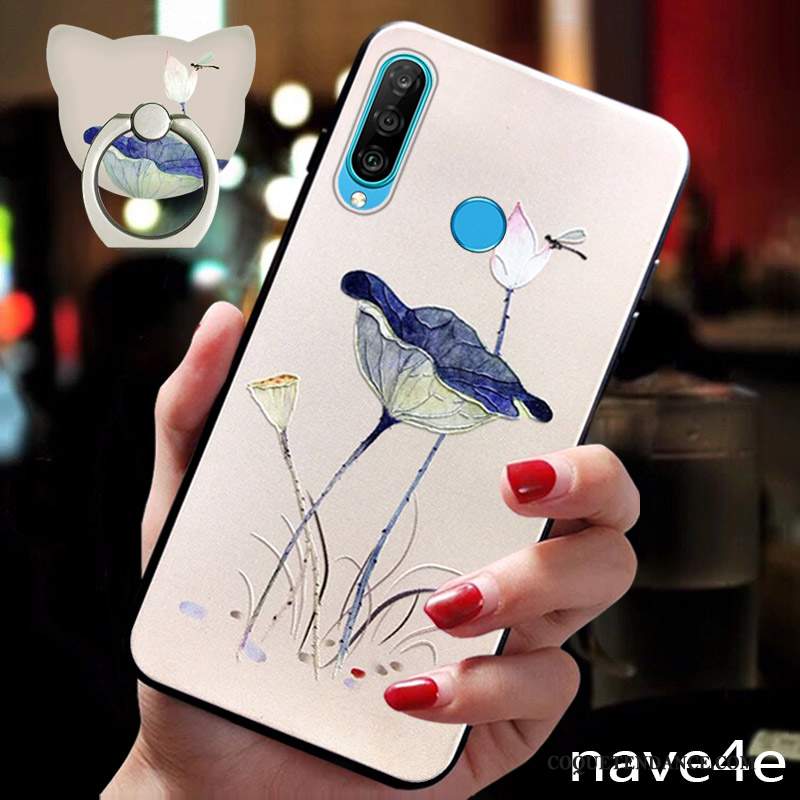 Huawei P30 Lite Coque Créatif Marque De Tendance Silicone De Téléphone Fluide Doux