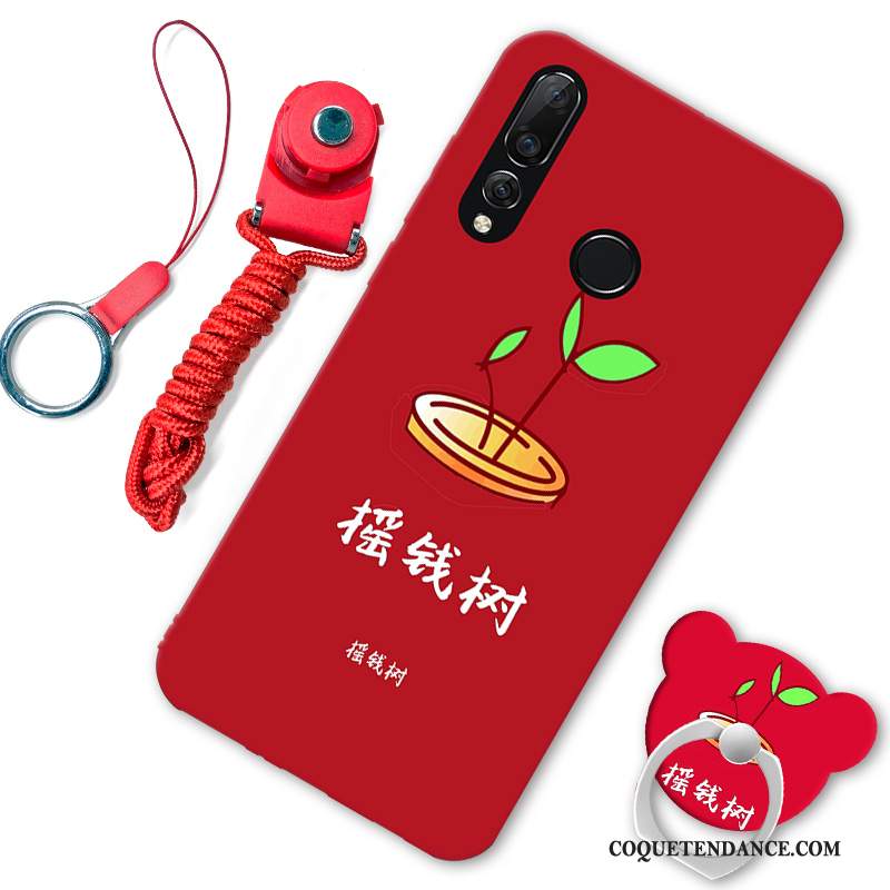 Huawei P30 Lite Coque Net Rouge Mode Marque De Tendance Dessin Animé Protection