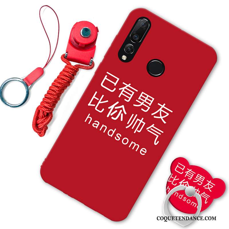 Huawei P30 Lite Coque Net Rouge Mode Marque De Tendance Dessin Animé Protection
