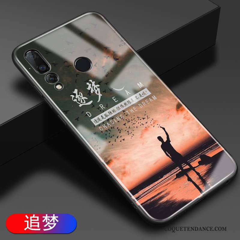Huawei P30 Lite Coque Tendance Verre Personnalité Jeunesse Silicone