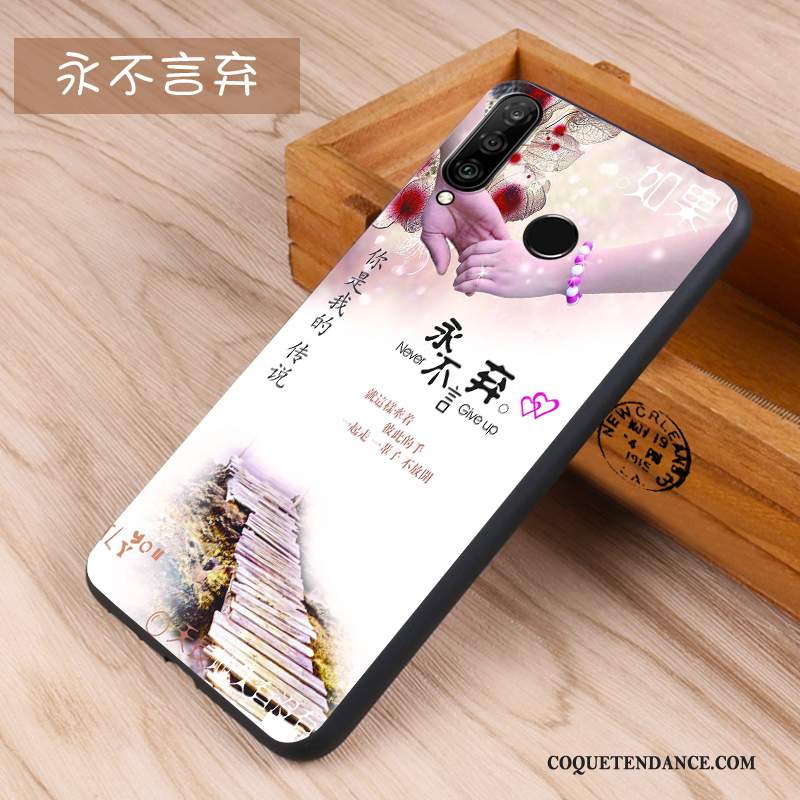 Huawei P30 Lite Coque Étui Protection Marque De Tendance Fluide Doux De Téléphone