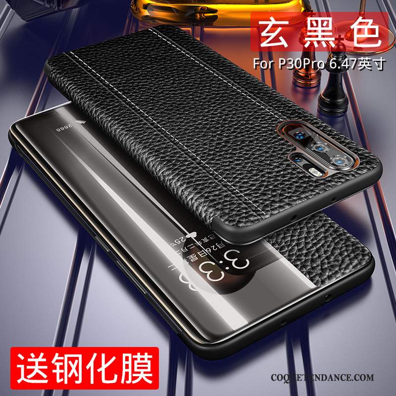 Huawei P30 Pro Coque Difficile De Téléphone Clamshell Bovins Luxe
