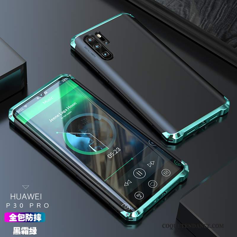 Huawei P30 Pro Coque Luxe Vert En Silicone Protection Créatif