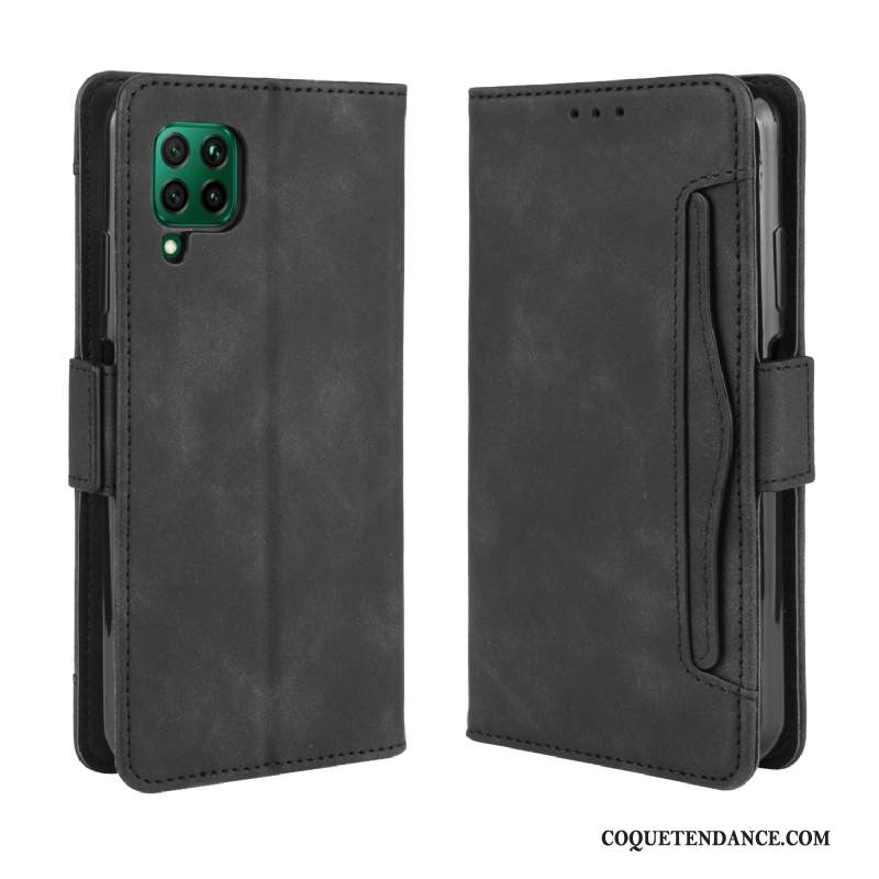 Huawei P40 Lite Coque Vintage Étui Modèle Fleurie Protection Étui En Cuir