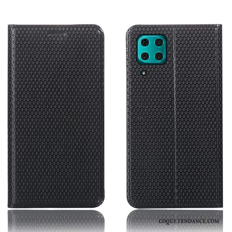 Huawei P40 Lite Coque Étui Protection Modèle Fleurie Housse Étui En Cuir