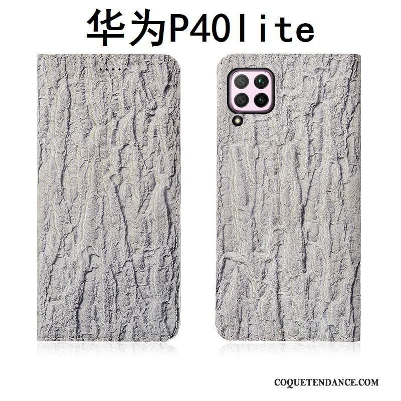 Huawei P40 Lite Coque Étui Protection Silicone Arbres Incassable