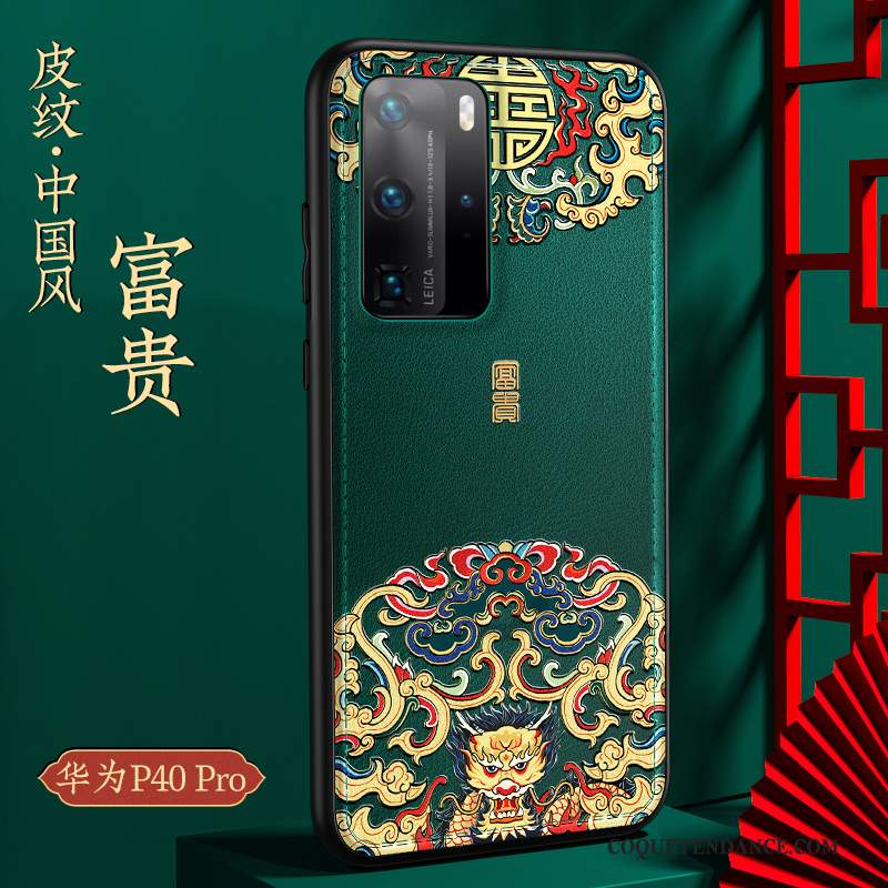 Huawei P40 Pro Coque Nouveau De Téléphone Net Rouge Tout Compris Étui