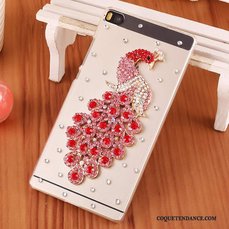 Huawei P8 Coque Violet Protection Strass Difficile