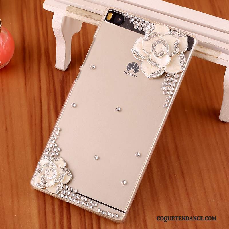 Huawei P8 Coque Violet Protection Strass Difficile