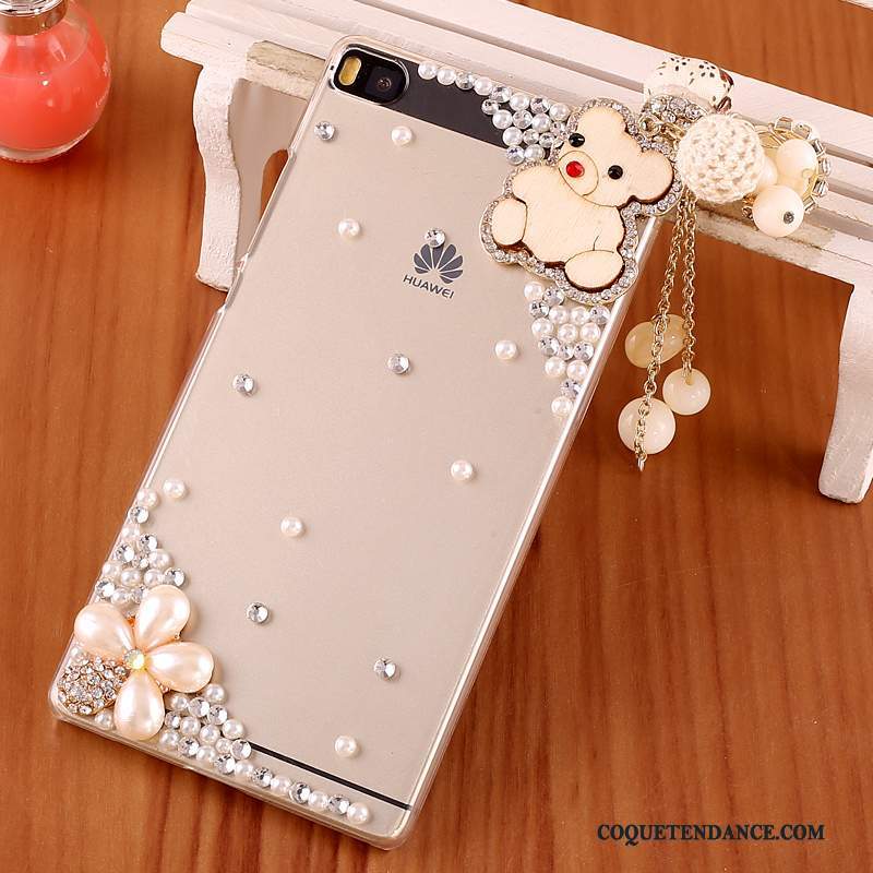 Huawei P8 Coque Violet Protection Strass Difficile