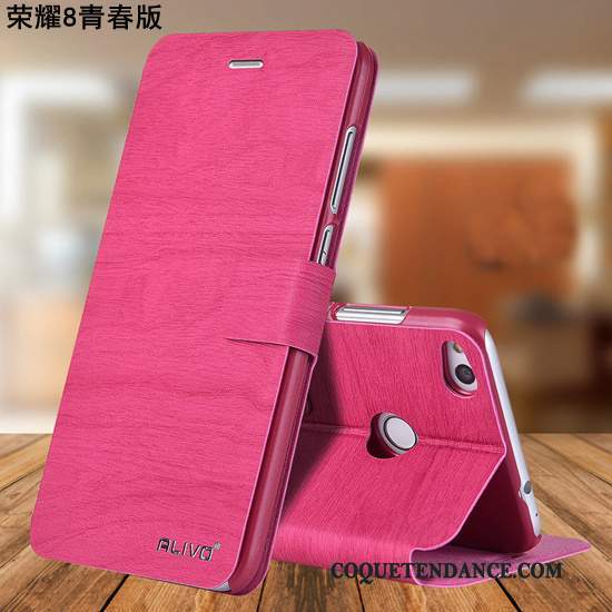 Huawei P8 Lite 2017 Coque Clamshell Jeunesse De Téléphone Protection Rouge