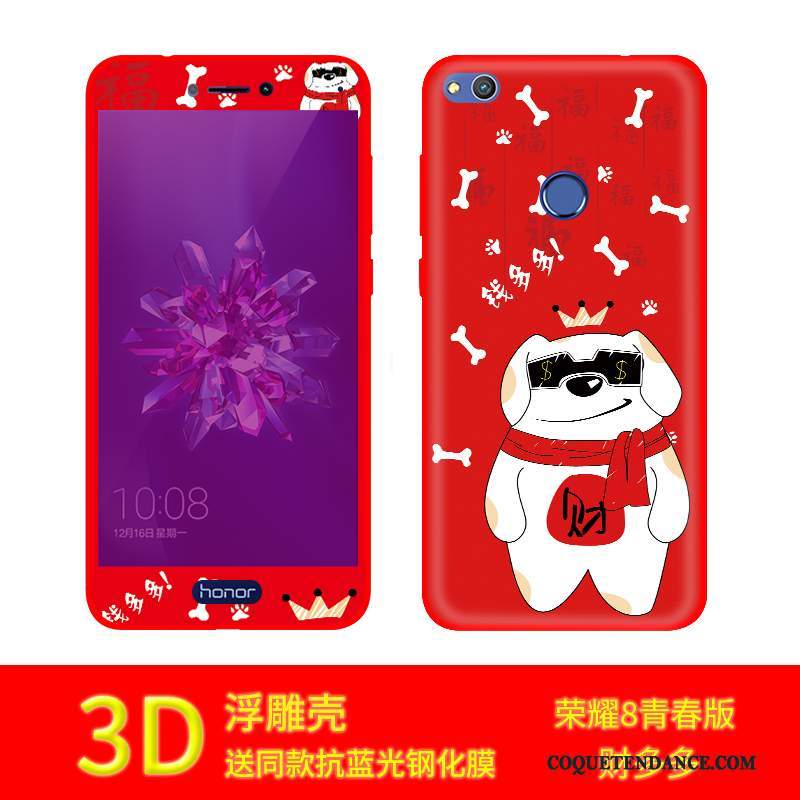 Huawei P8 Lite 2017 Coque Créatif Rouge De Téléphone Incassable Étui